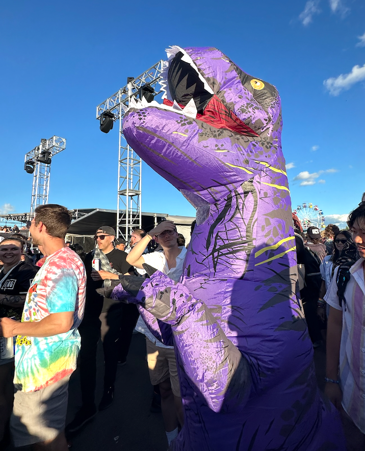 Obie's Purple Dino Suit
