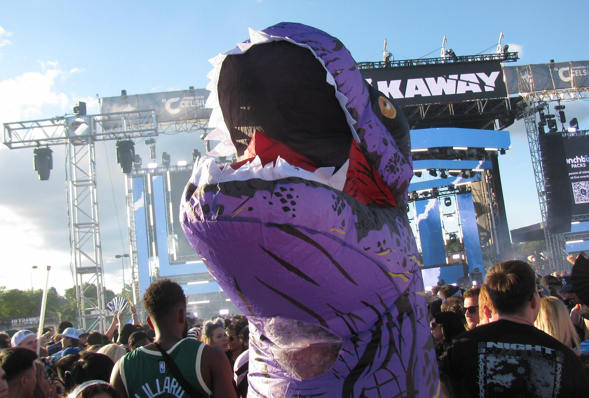 Obie's Purple Dino Suit